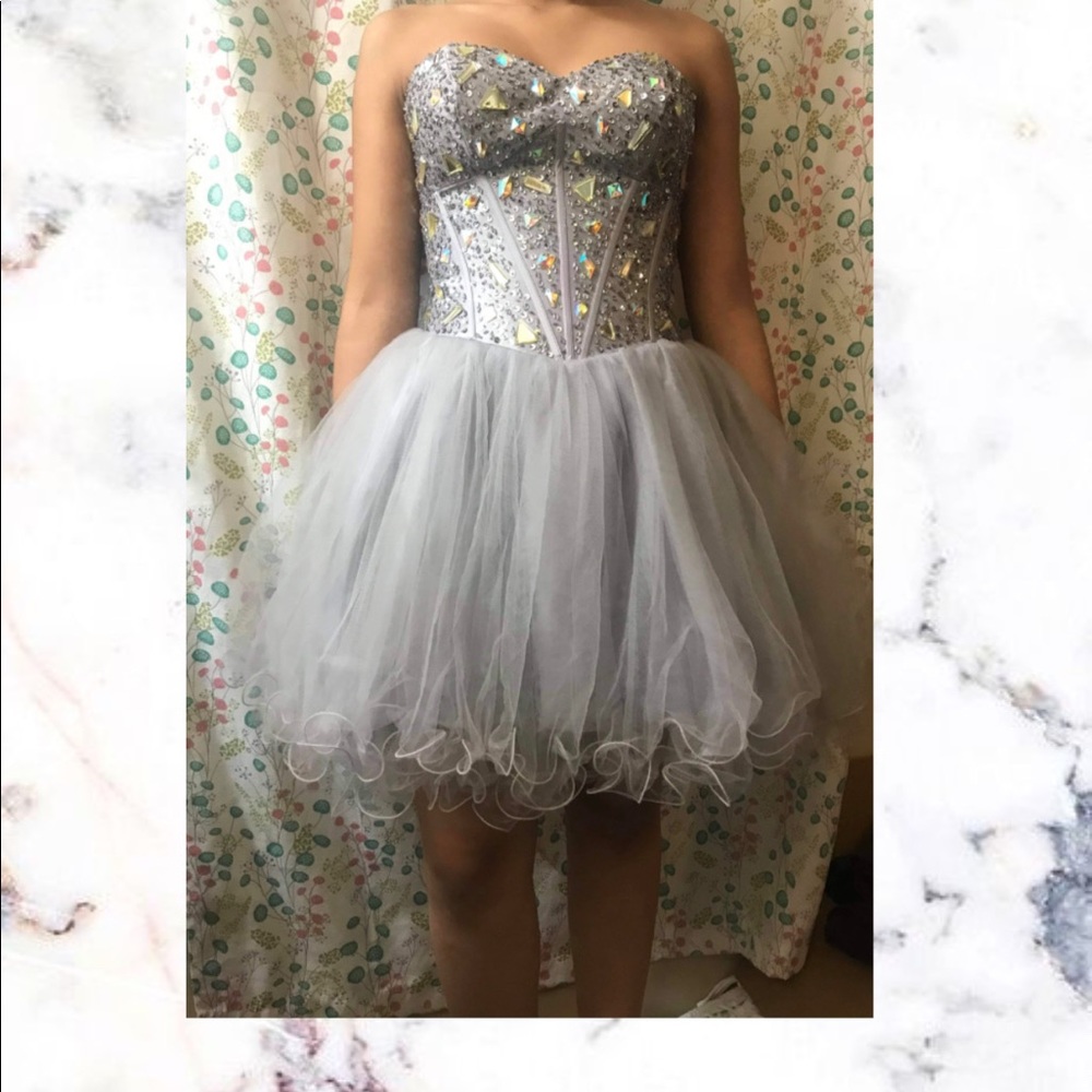 Juliet rhinestone mini dress